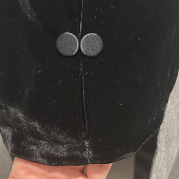 Alexander Wang Gray blazer. With black velvet back - Picture 8 of 8